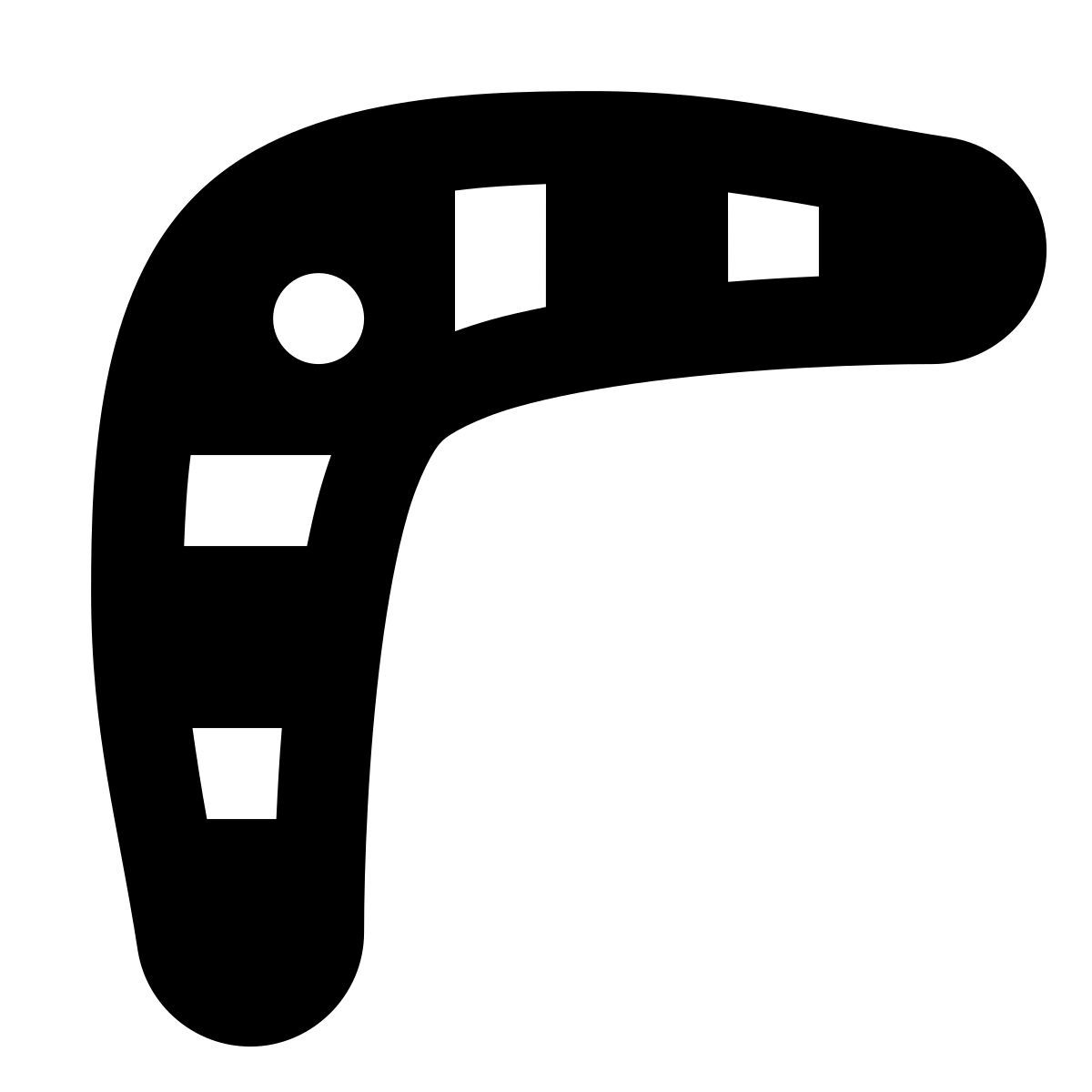 forma regular filled style 回旋镖 icon