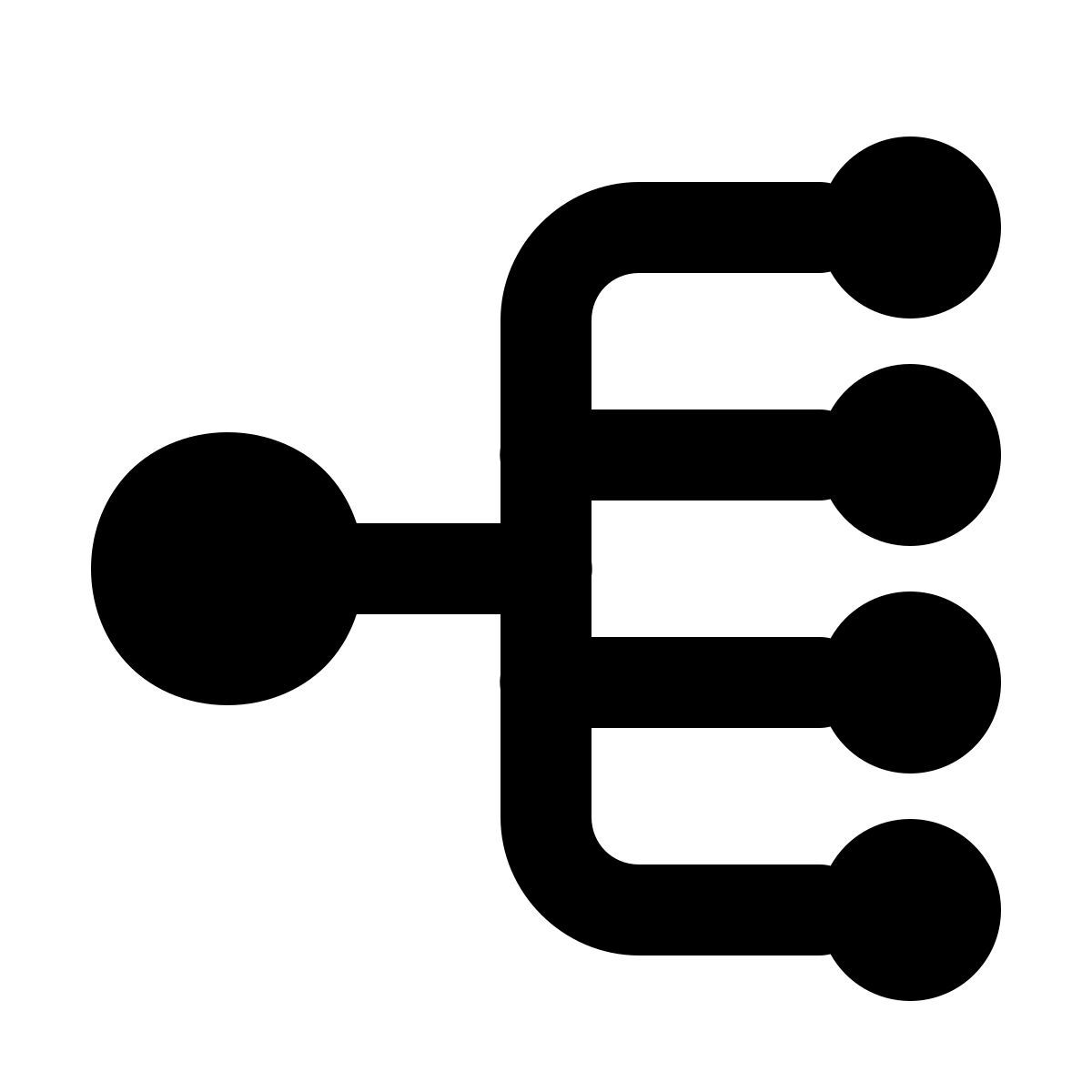 forma regular filled style 방송 icon