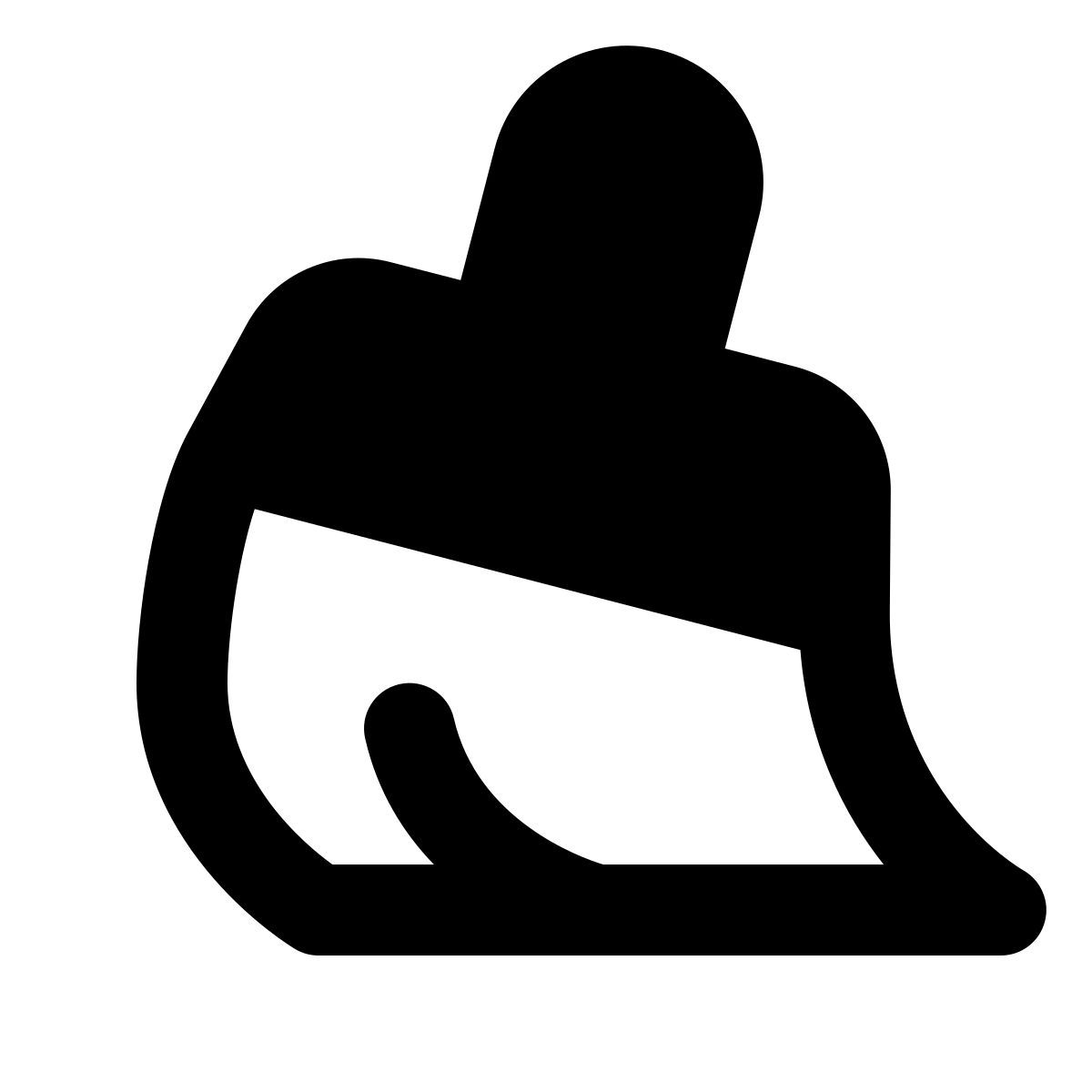 forma regular filled style scopa icon