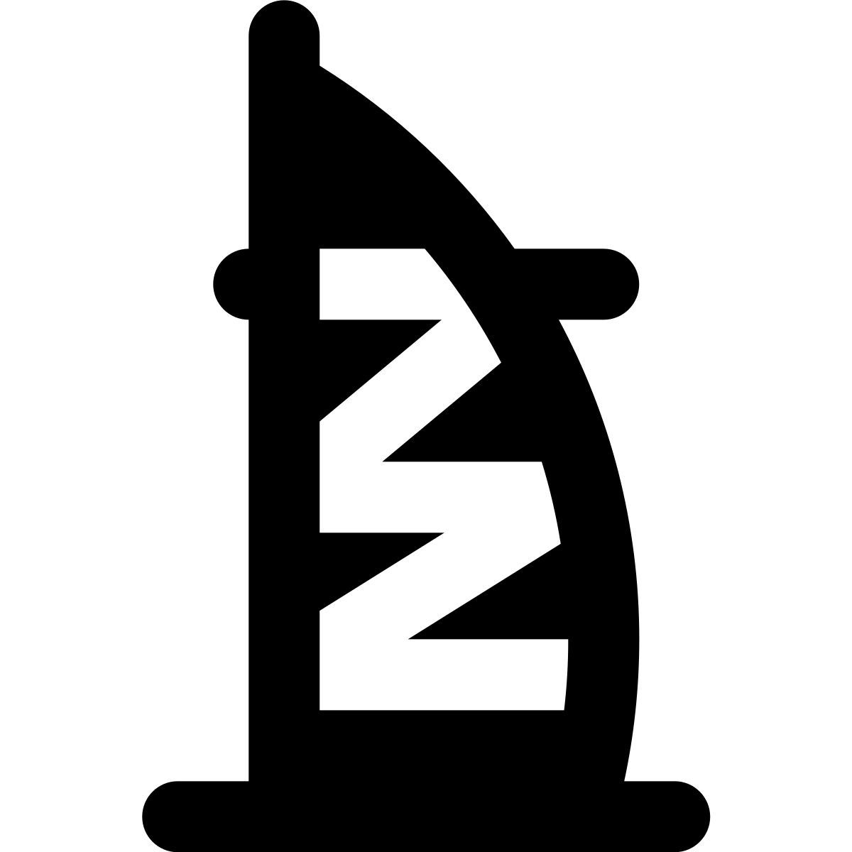 forma regular filled style burj al arab icon