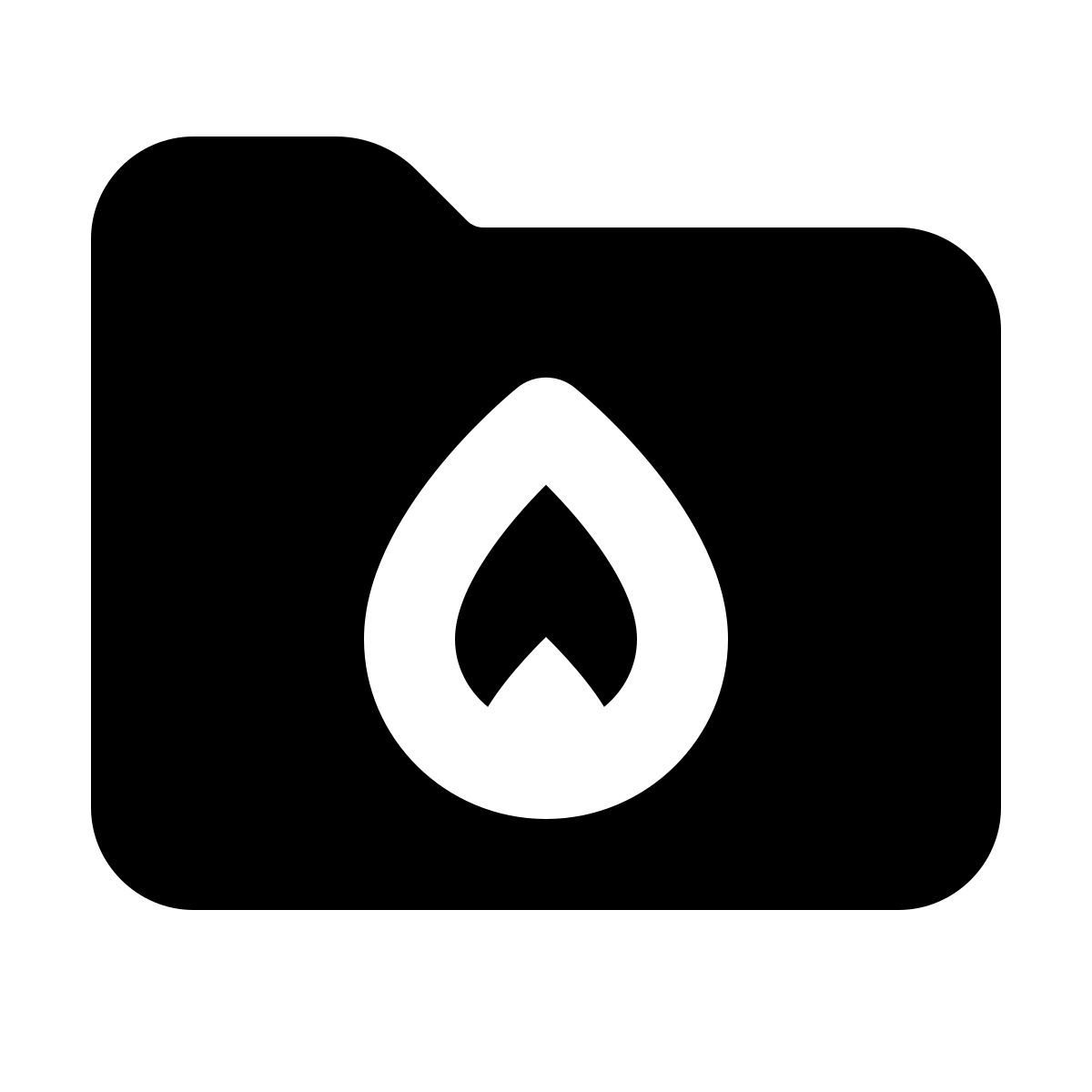 forma regular filled style 刻录文件夹 icon