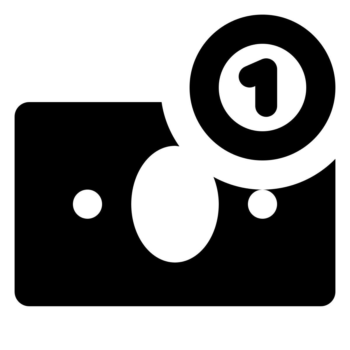 forma regular filled style kasse icon