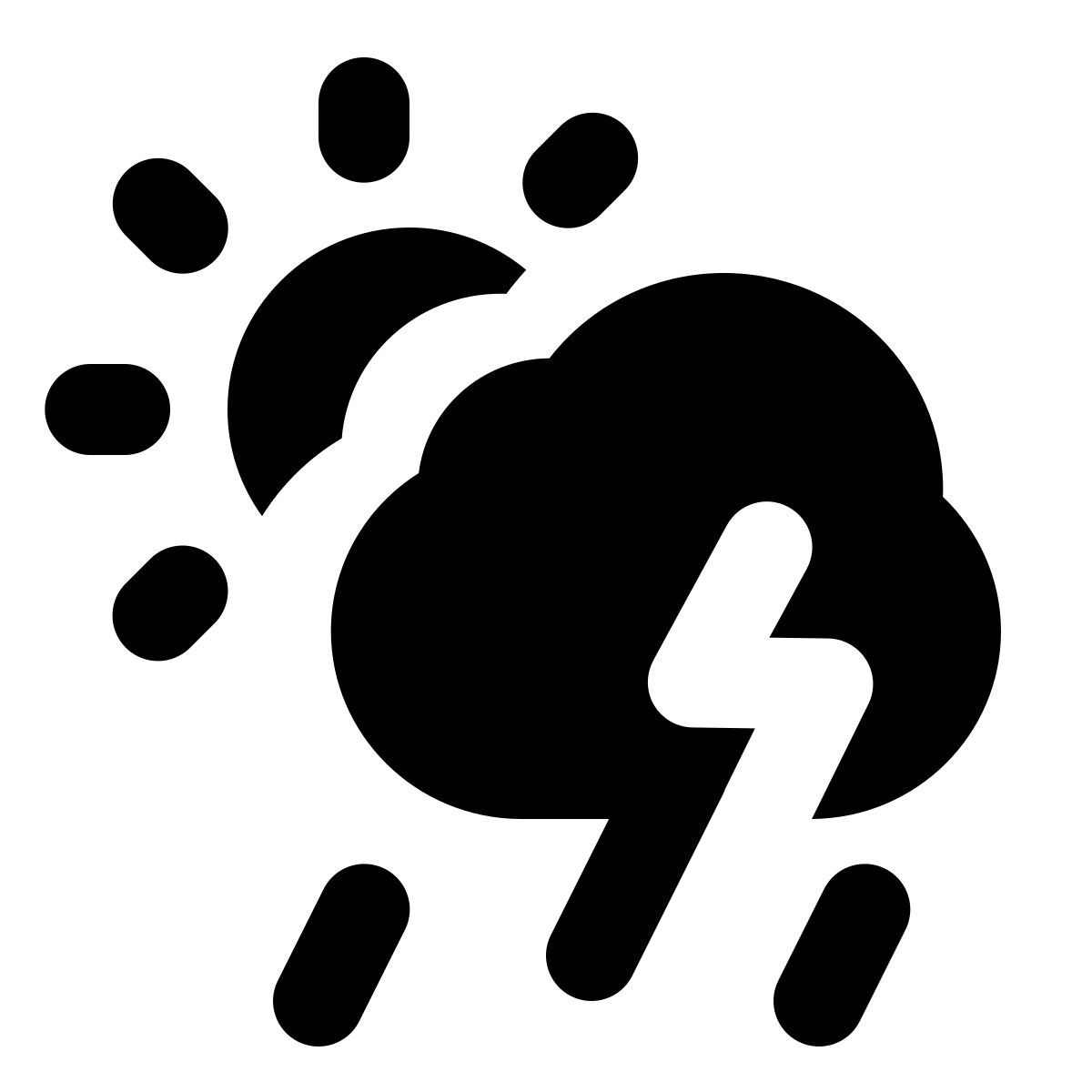 forma regular filled style meist sonnig icon