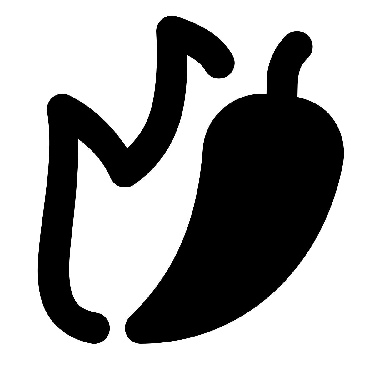forma regular filled style chili icon