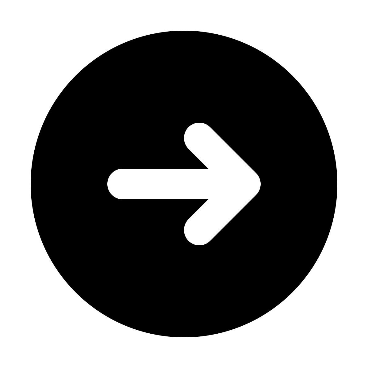 forma regular filled style forward button icon