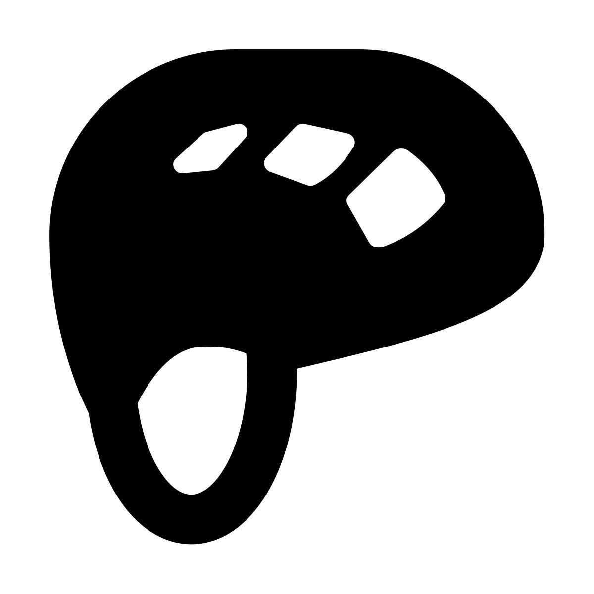 forma regular filled style kletterhelm icon