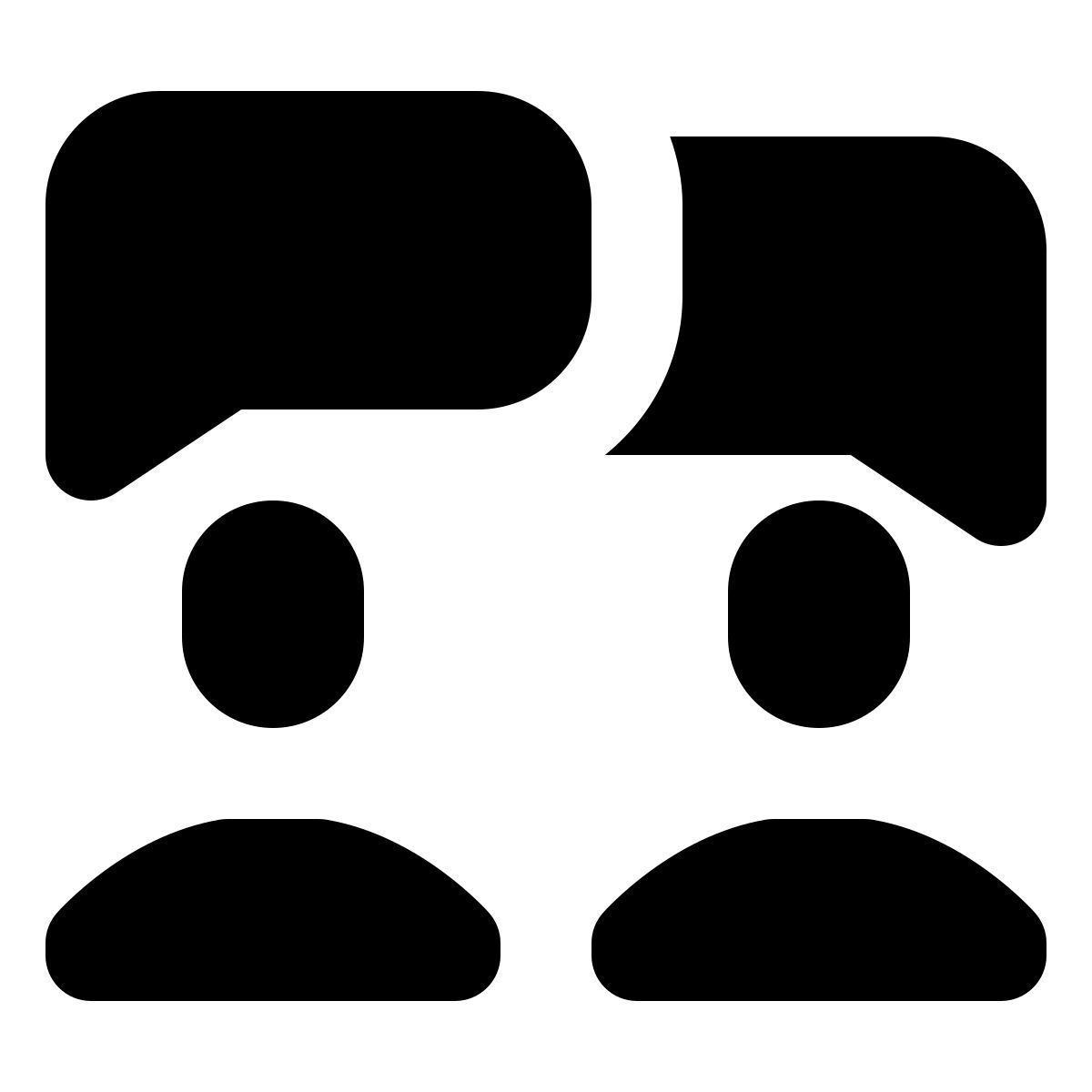 forma regular filled style discussion icon