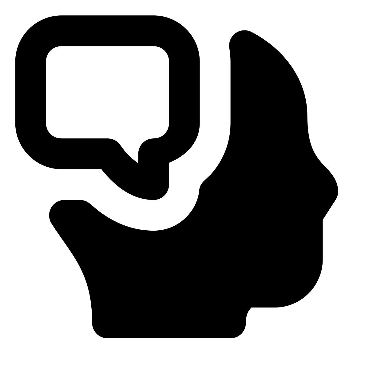 forma regular filled style 沟通技巧 icon