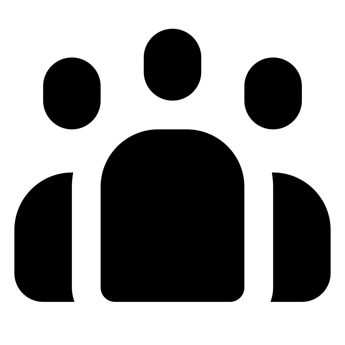 forma regular filled style people icon