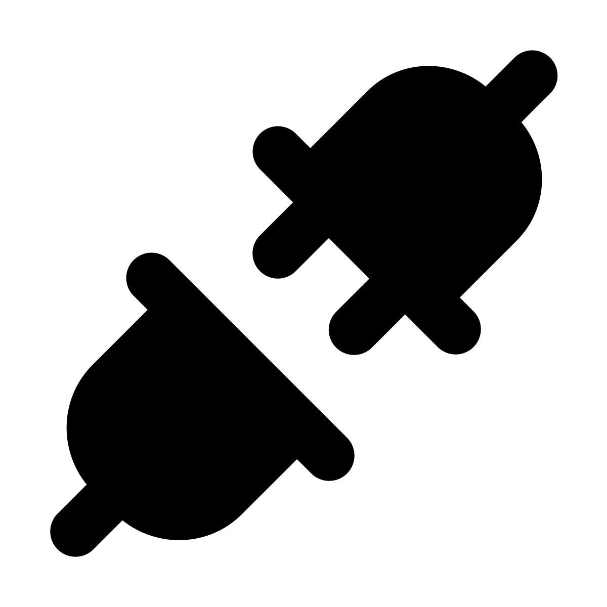 forma regular filled style disconnected icon