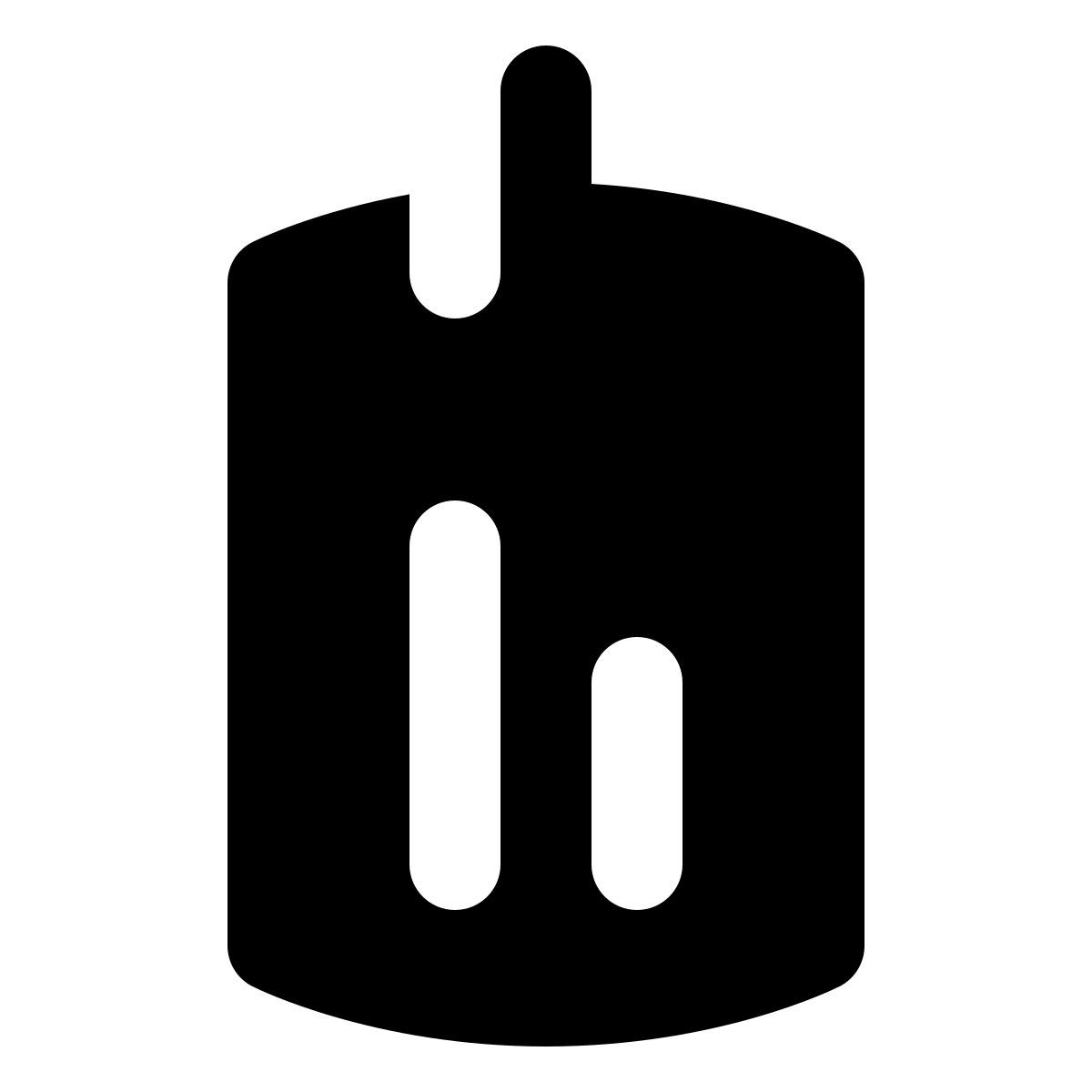 forma regular filled style plaque d'identification pour animal icon