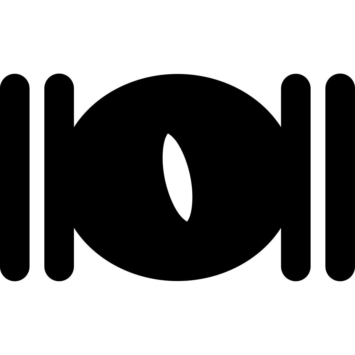 forma regular filled style 双全音符 icon