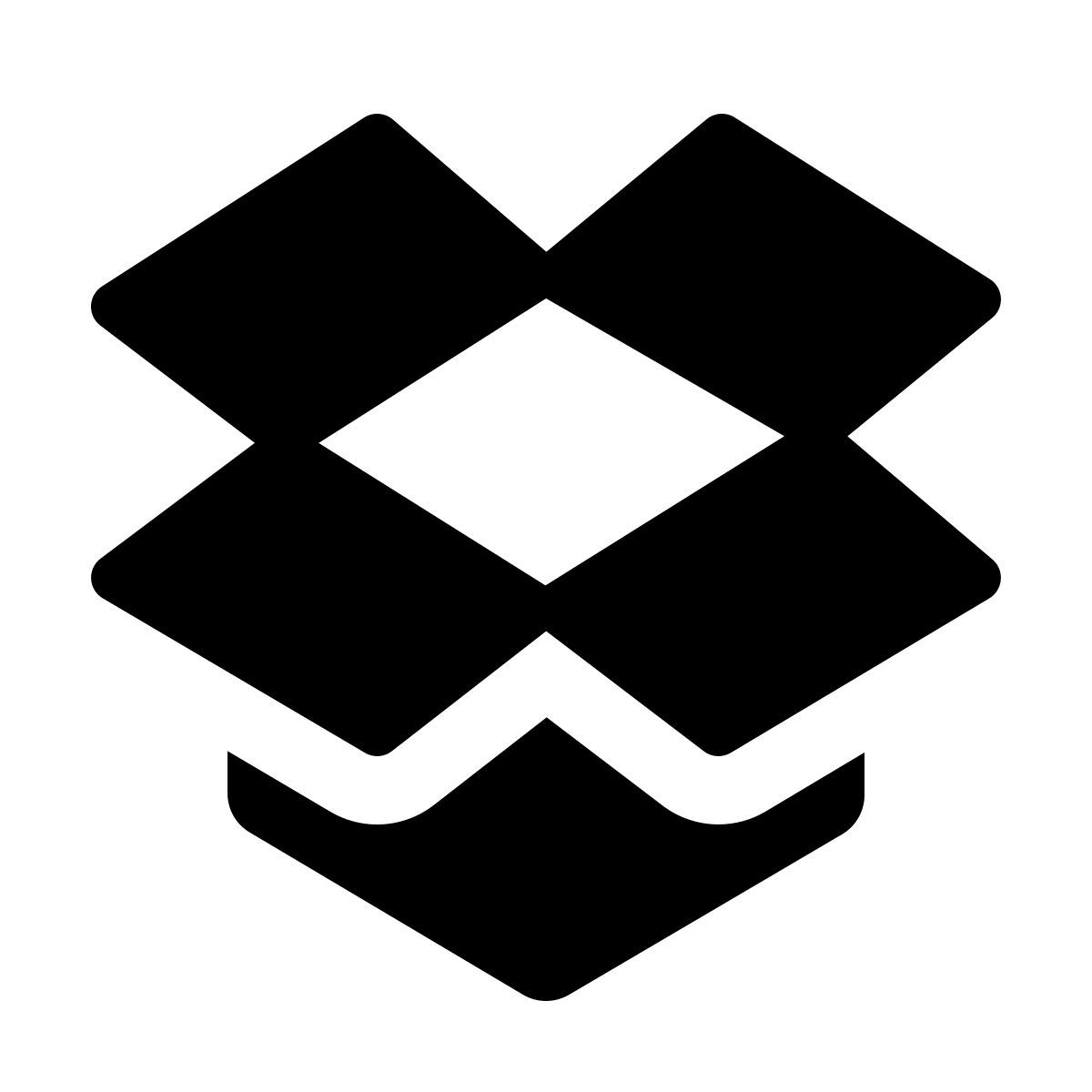 forma regular filled style dropbox icon