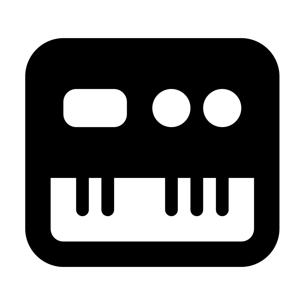 forma regular filled style 电子音乐 icon