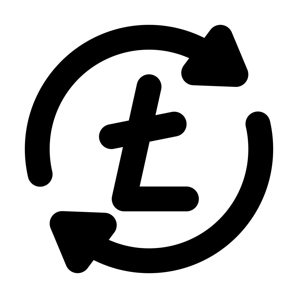 forma regular filled style lira do exchange icon