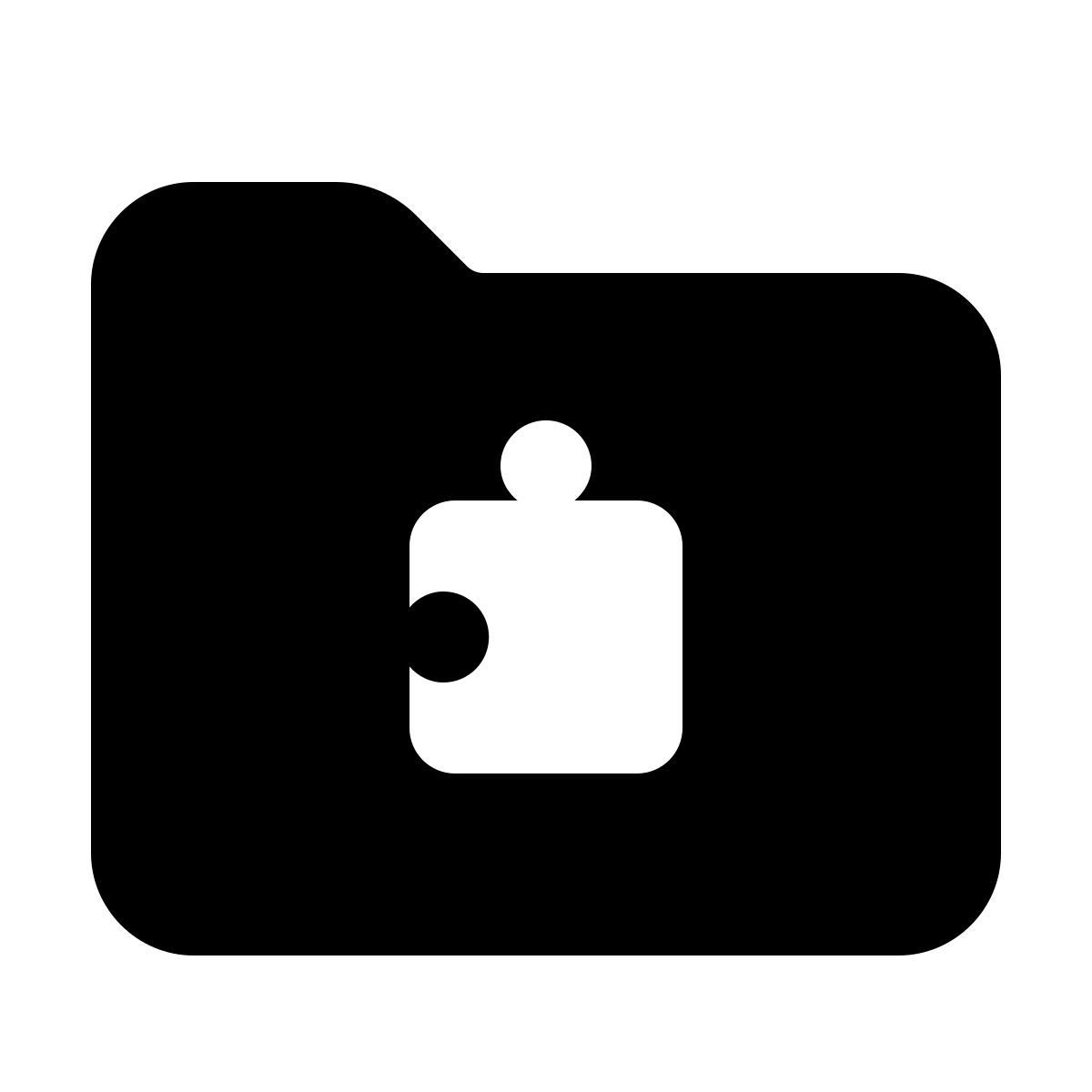 forma regular filled style extensions folder icon