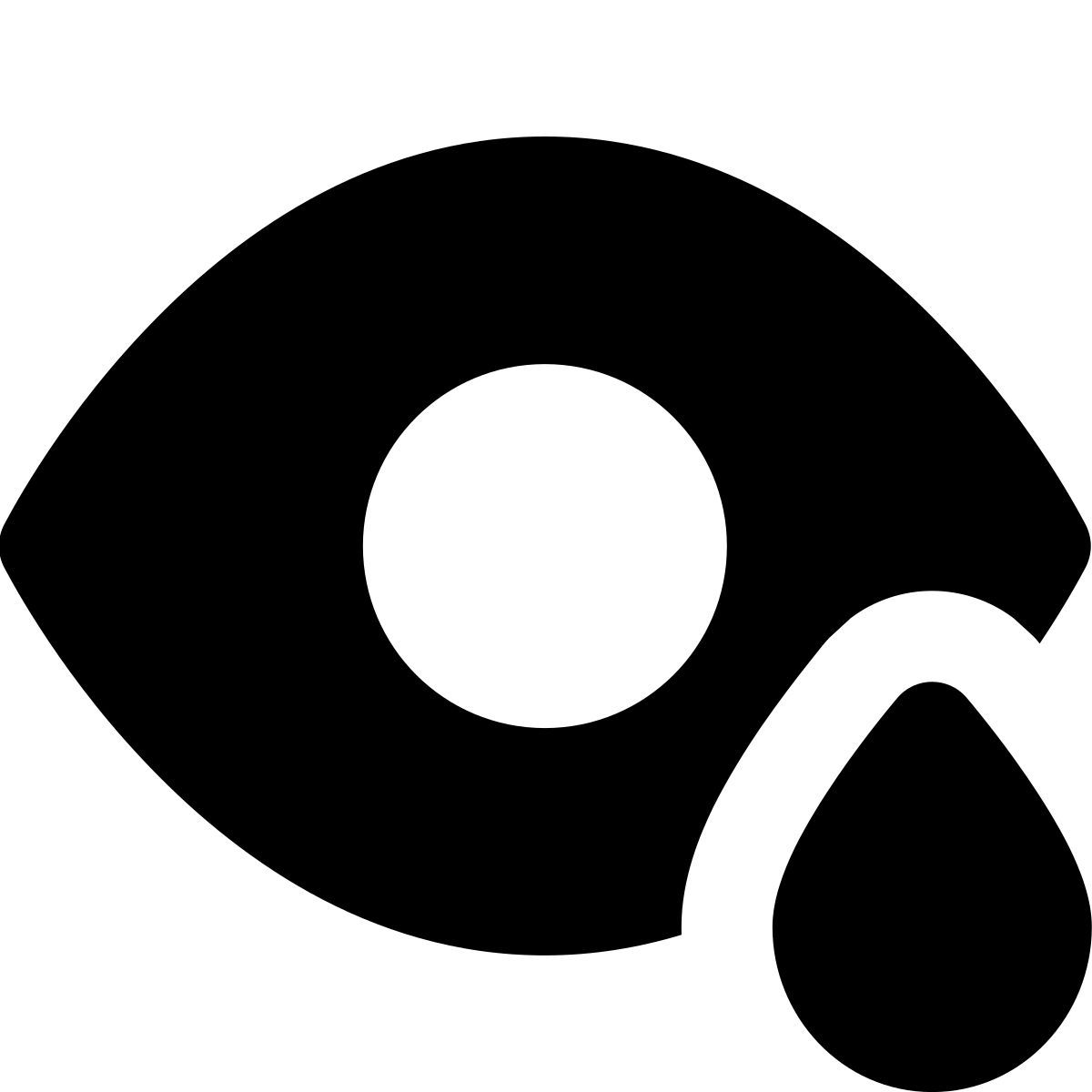 forma regular filled style 눈 질환 icon