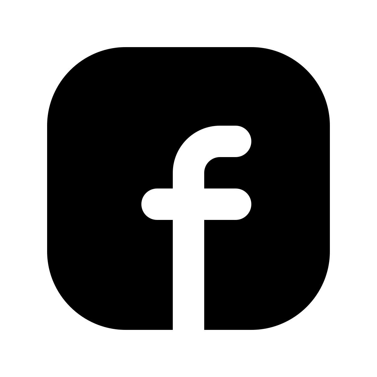 forma regular filled style facebook icon