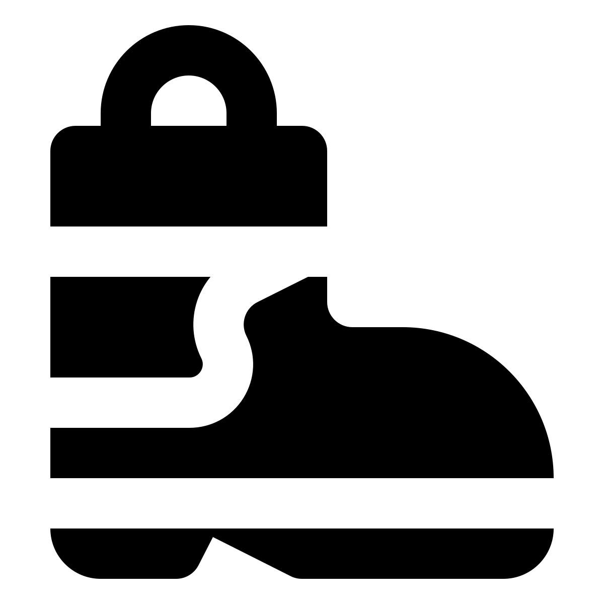 forma regular filled style work boot icon