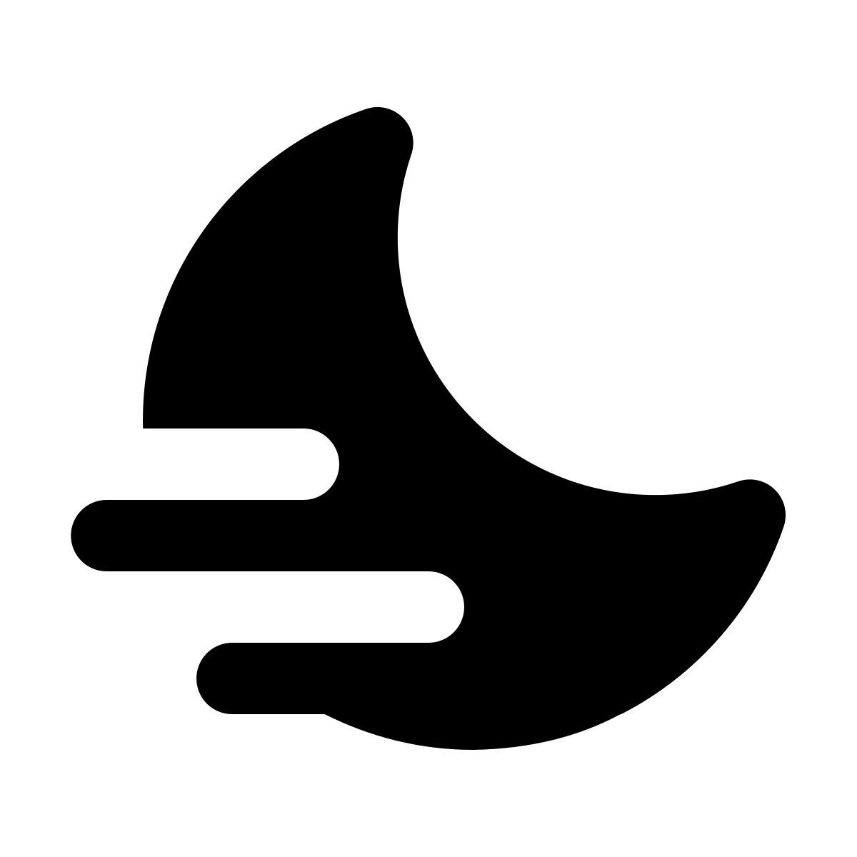 forma regular filled style 안개 밤 icon