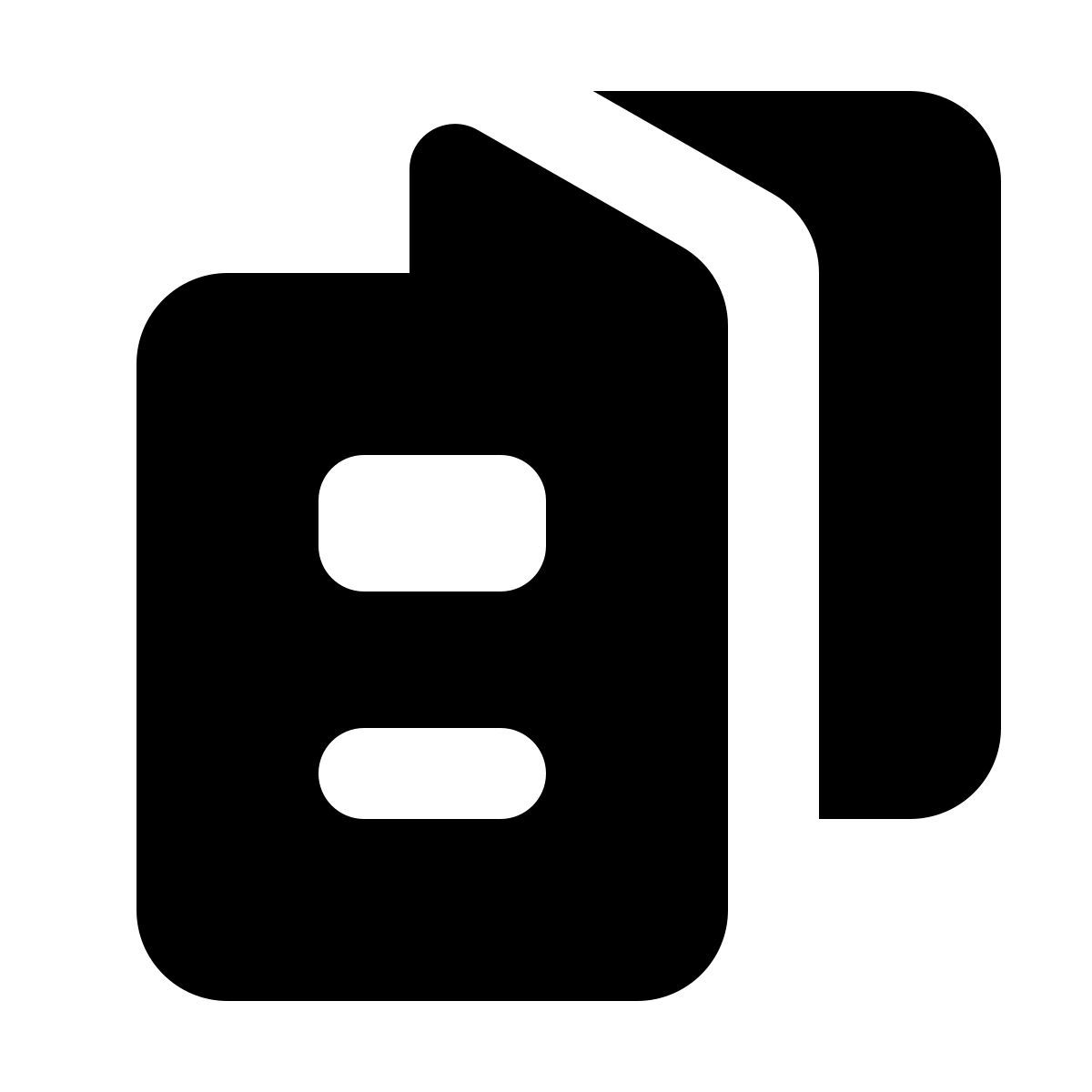 forma regular filled style 折叠小册子 icon