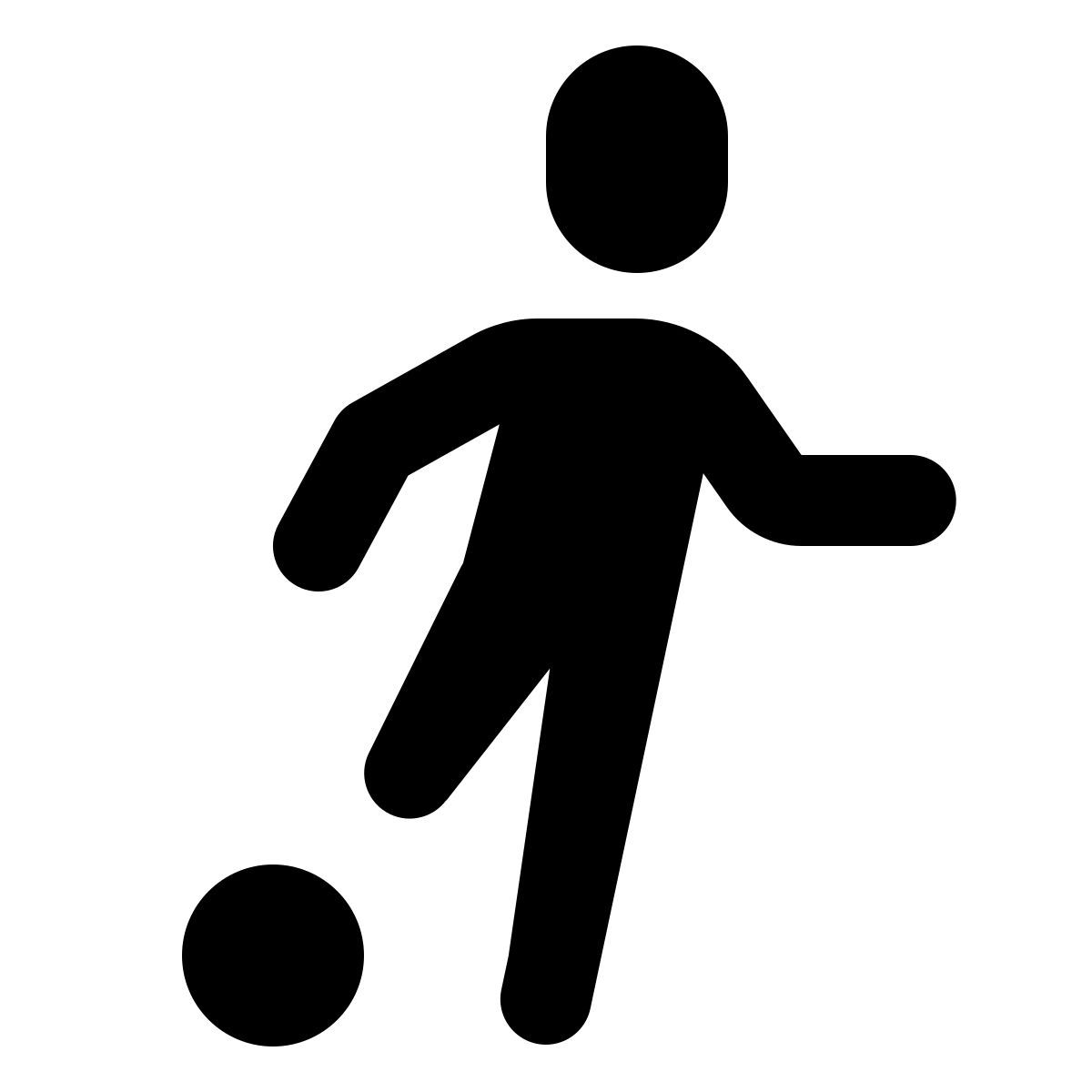 forma regular filled style fußball icon