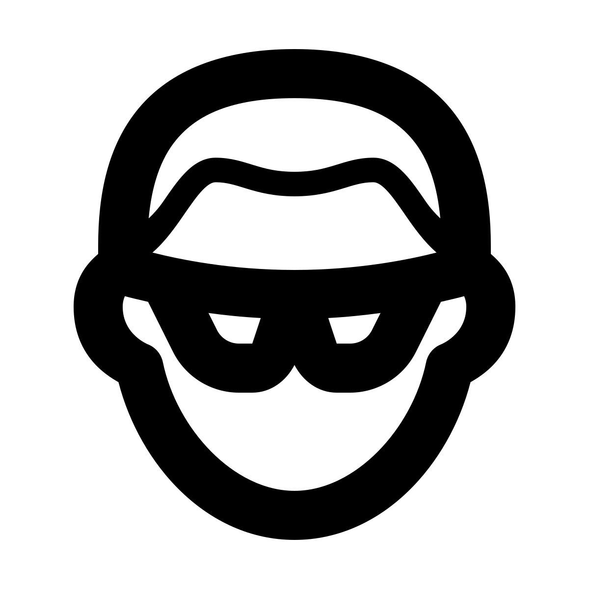 forma regular filled style fraude icon