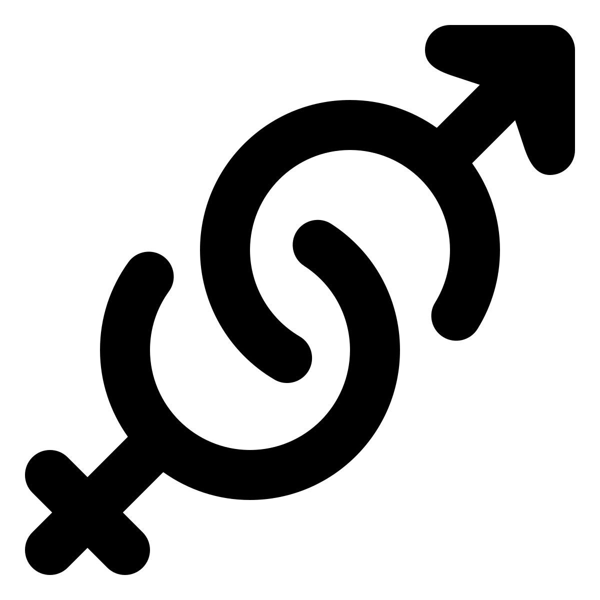 forma regular filled style geschlecht icon