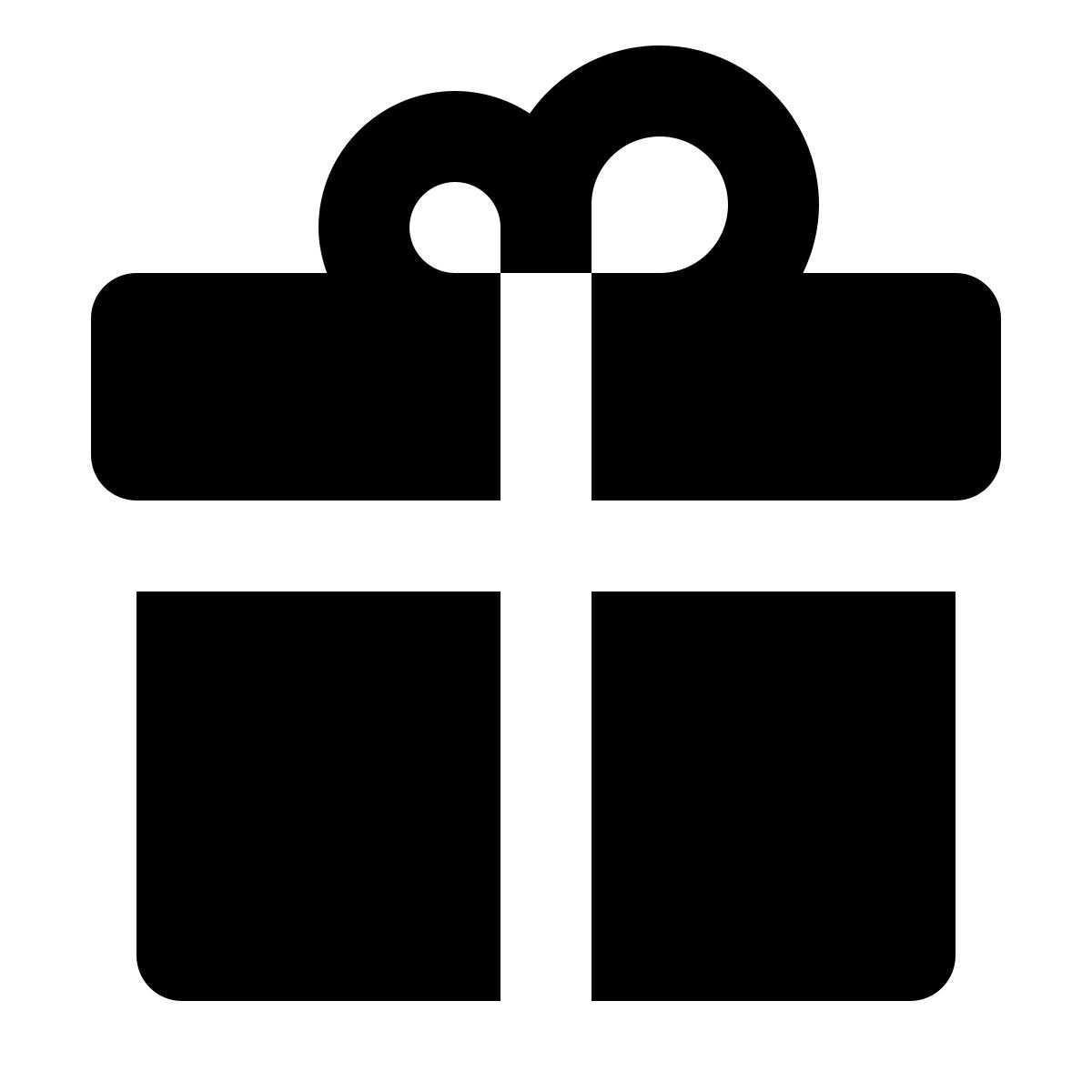 forma regular filled style geschenk icon