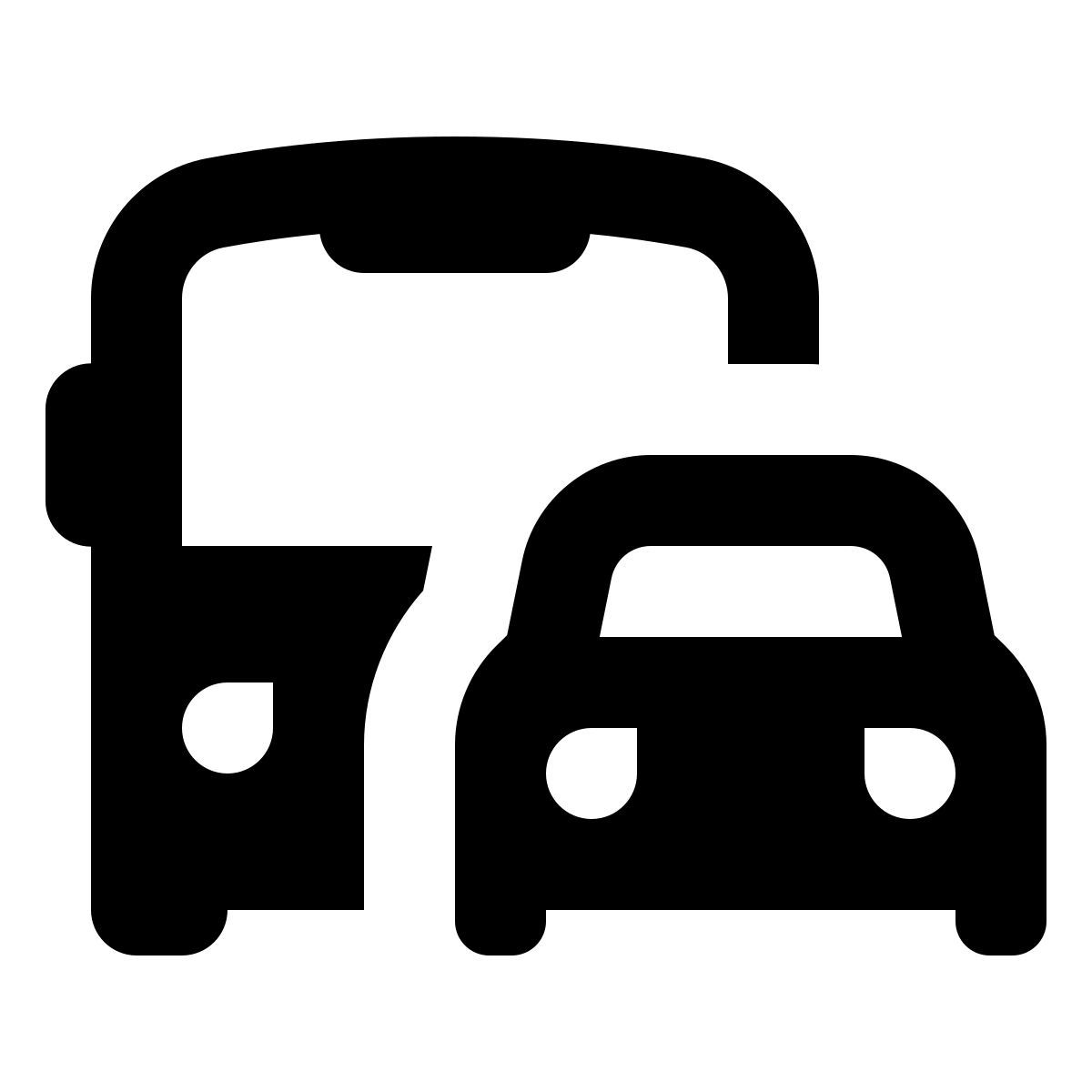 forma regular filled style bodentransportweg icon