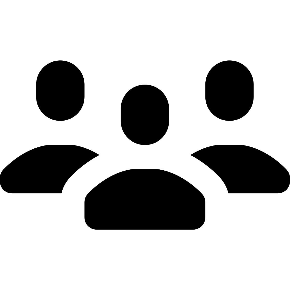 forma regular filled style 用户组 icon