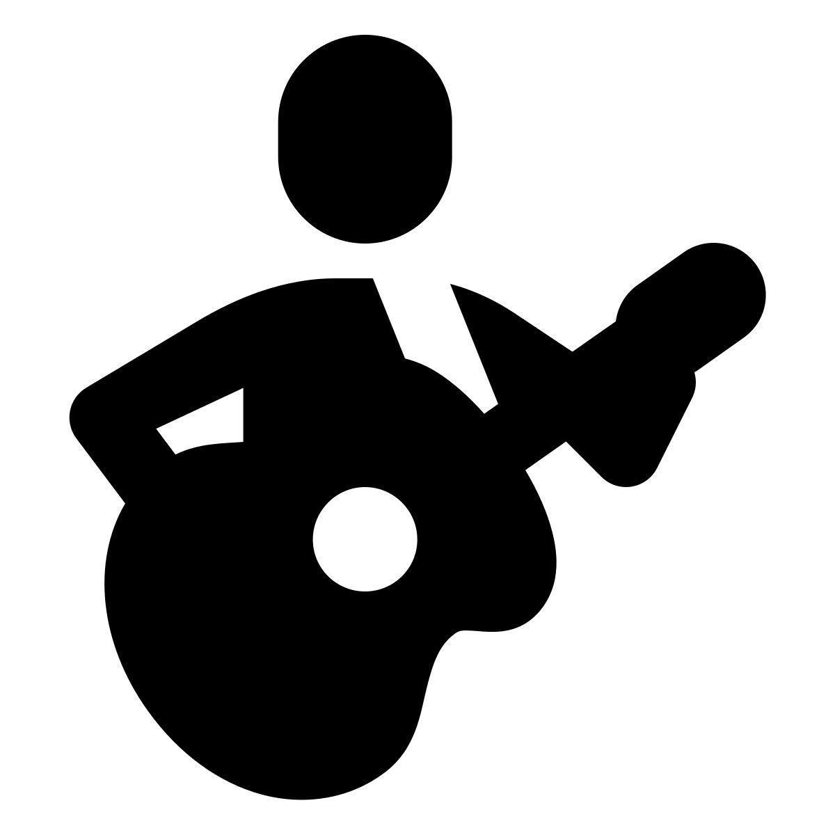 forma regular filled style 吉他手 icon