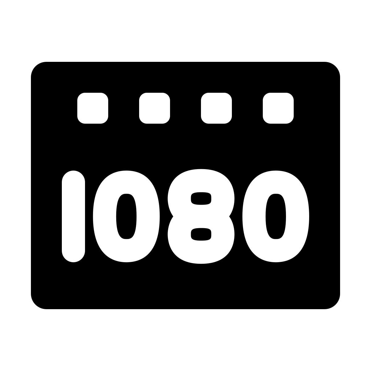 forma regular filled style hd 1080p icon