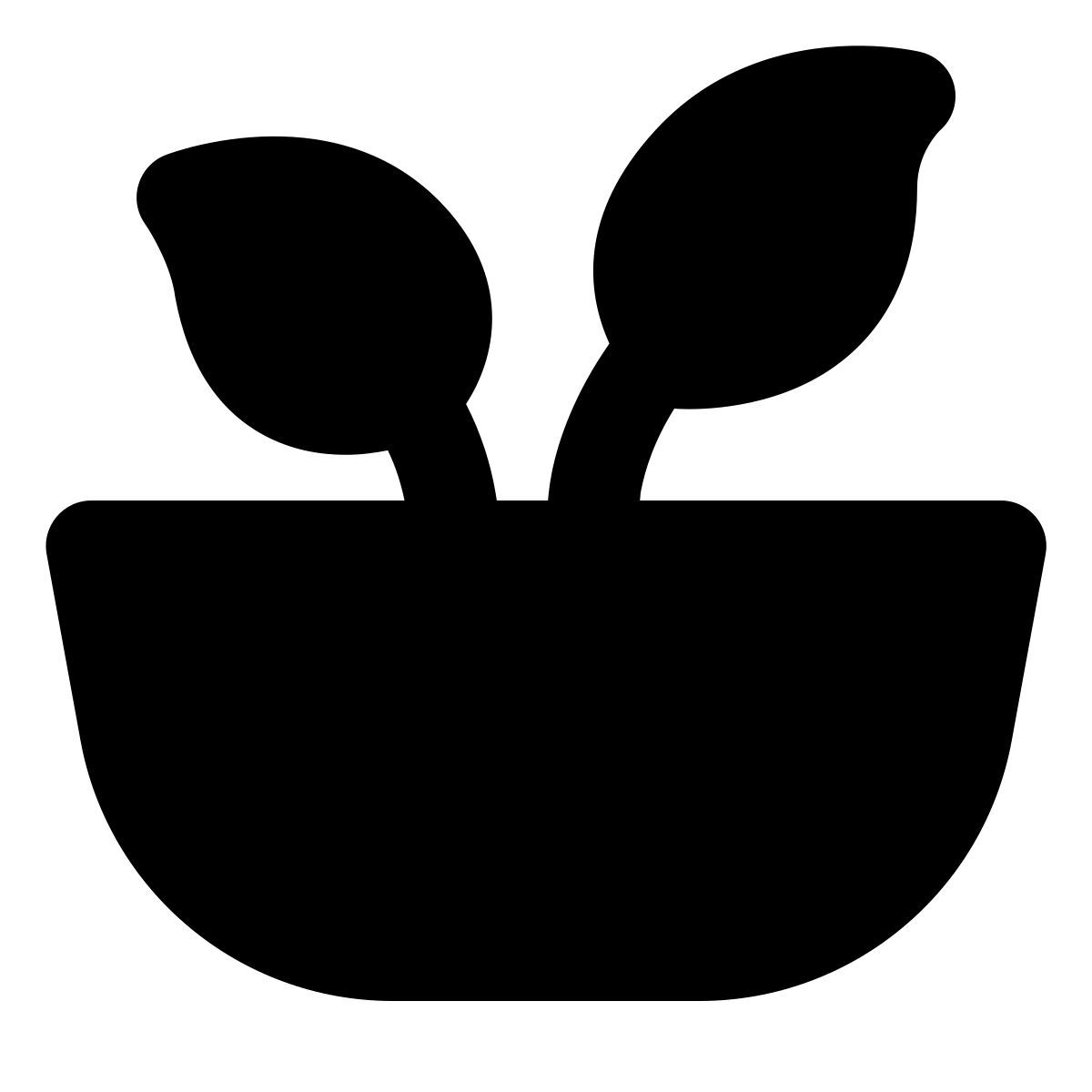 forma regular filled style orgánico icon