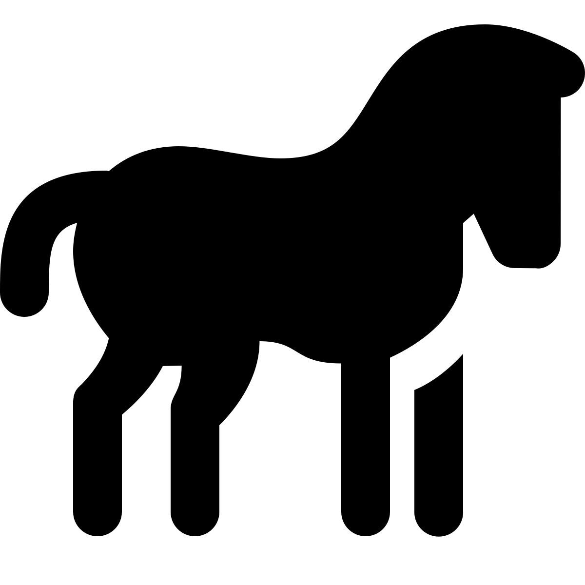 forma regular filled style 말 icon