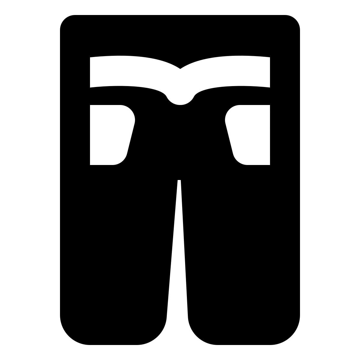 forma regular filled style 청바지 icon