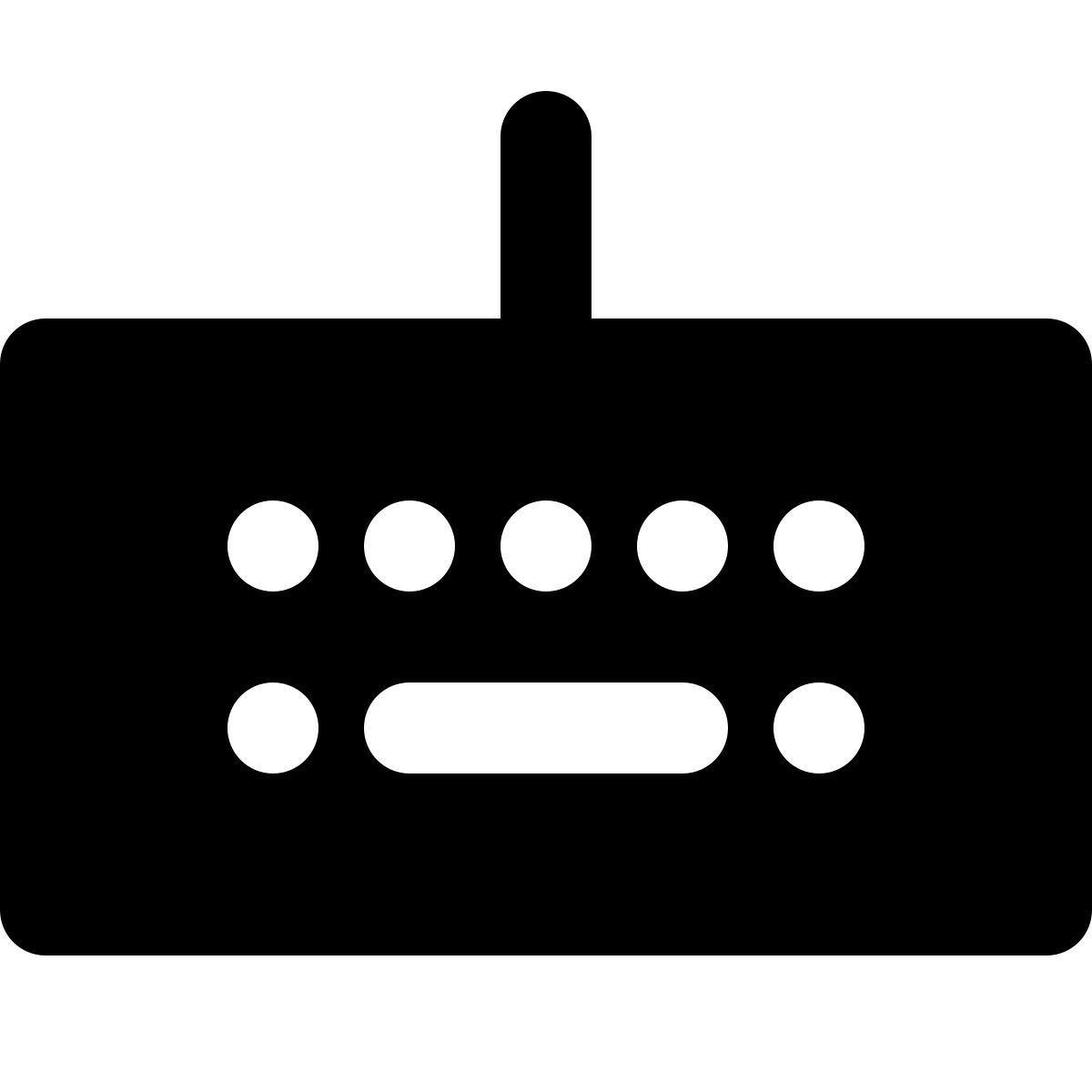 forma regular filled style tastatur icon