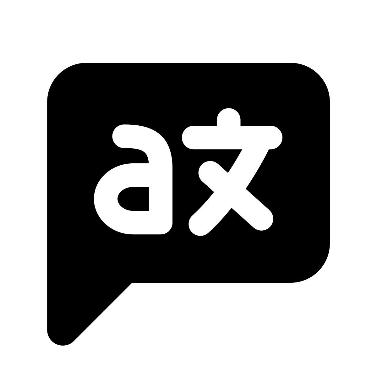 forma regular filled style 语言 icon