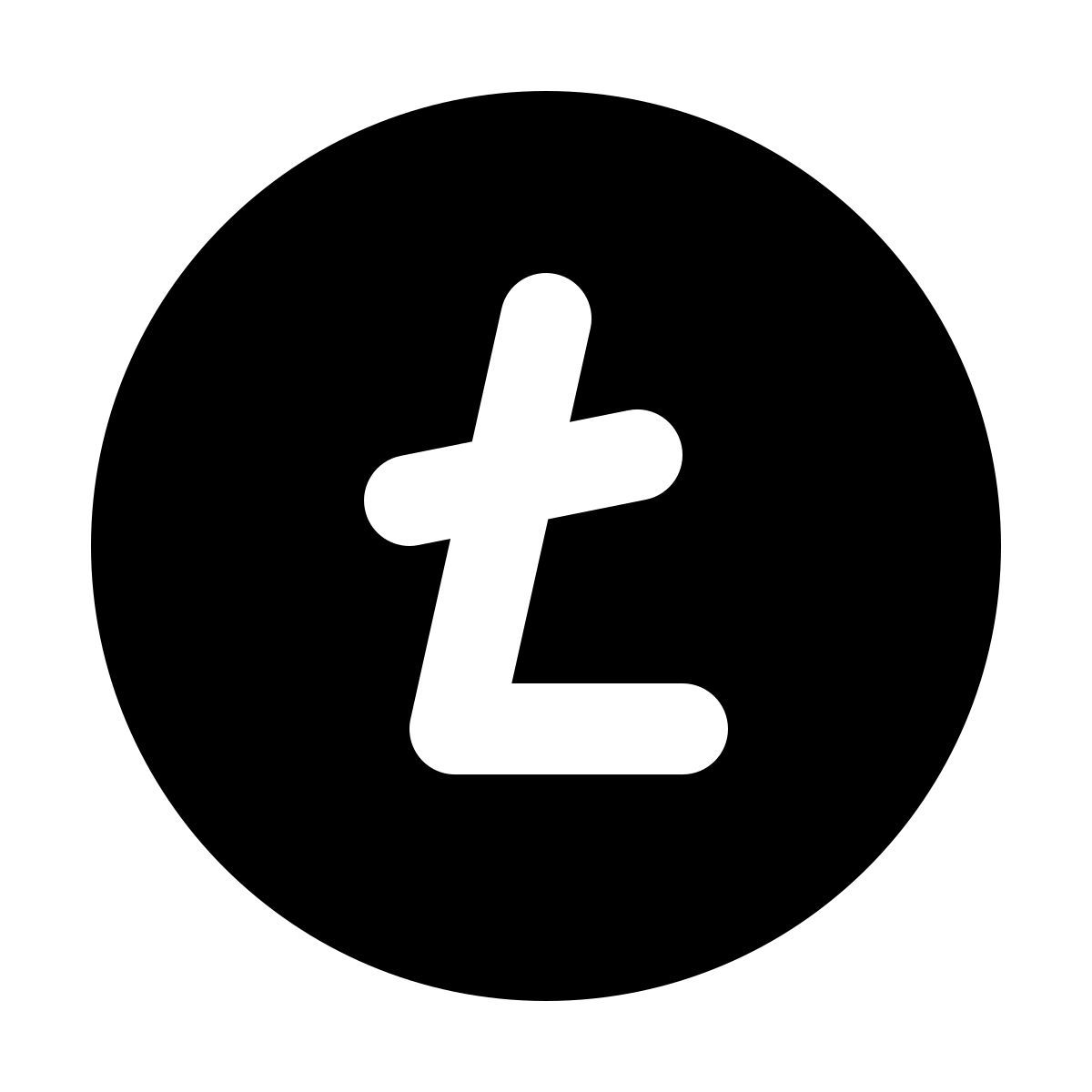 forma regular filled style litecoin icon