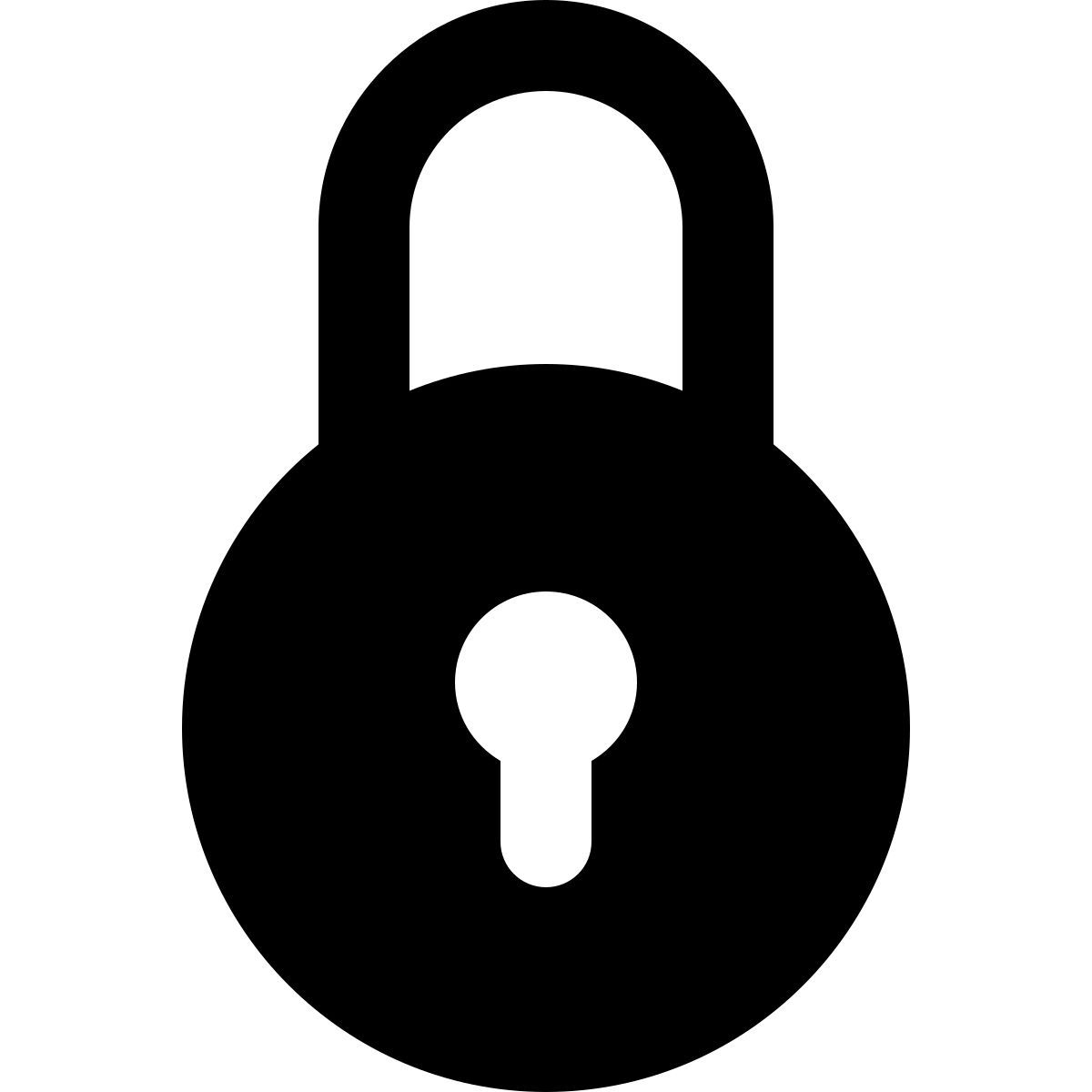 forma regular filled style 2 잠금 icon