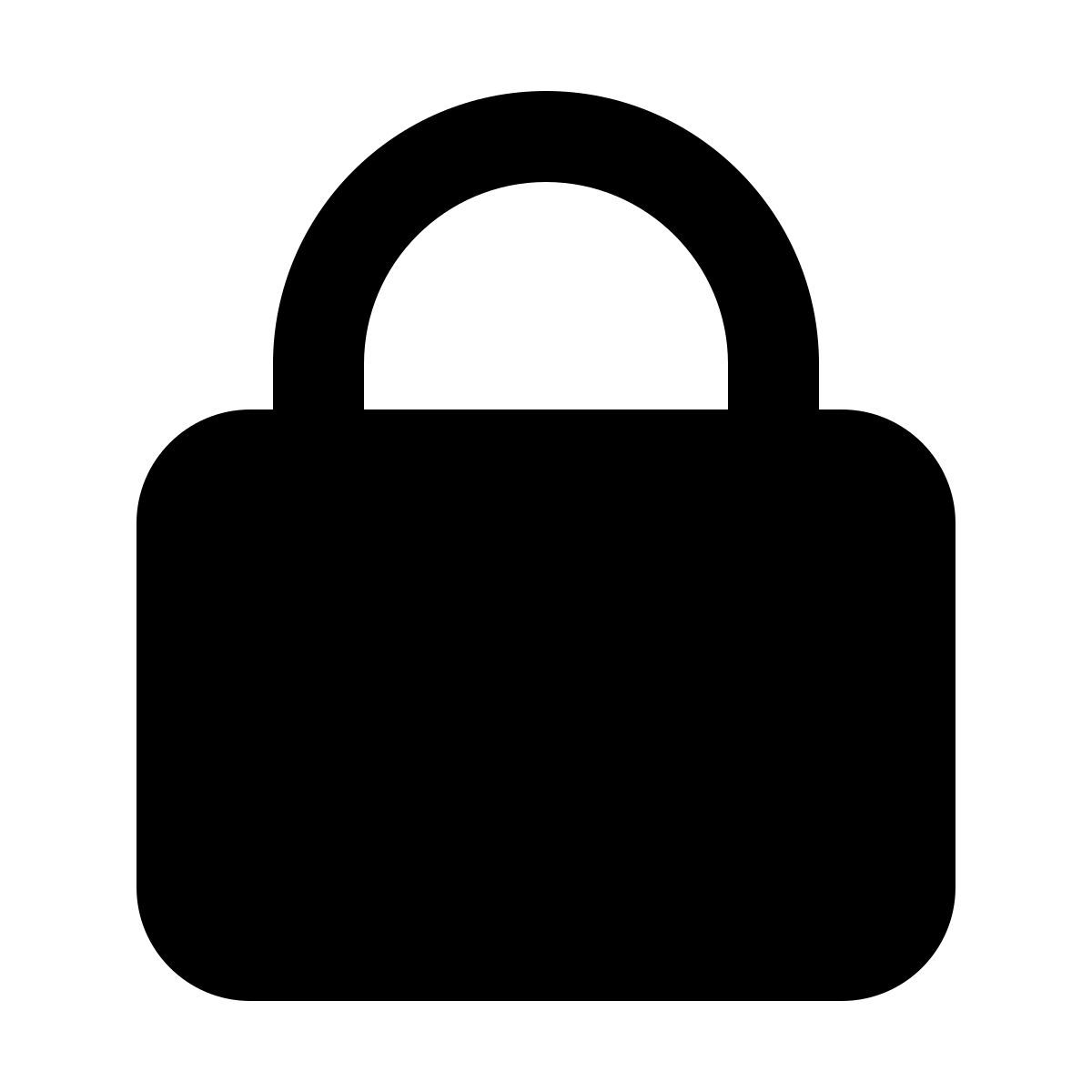 forma regular filled style cadenas icon