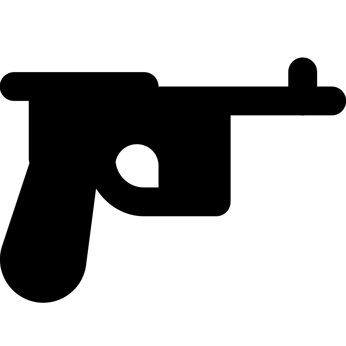 forma regular filled style mauser pistole icon