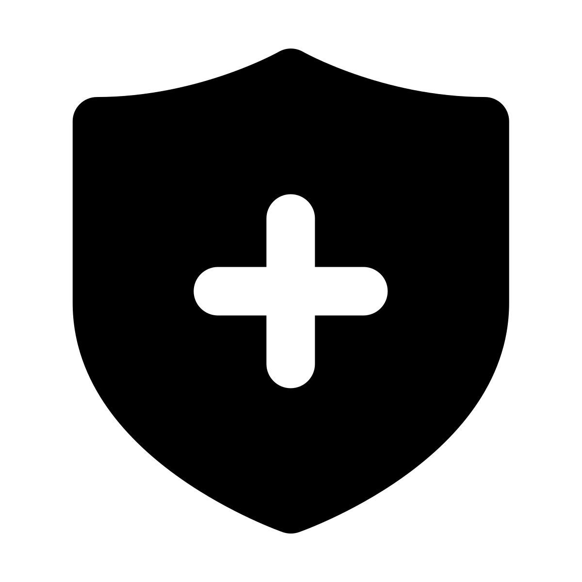 forma regular filled style 의료 보험 icon