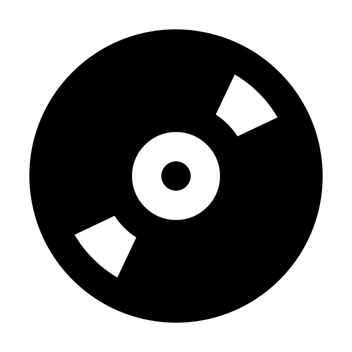 forma regular filled style 音乐唱片 icon