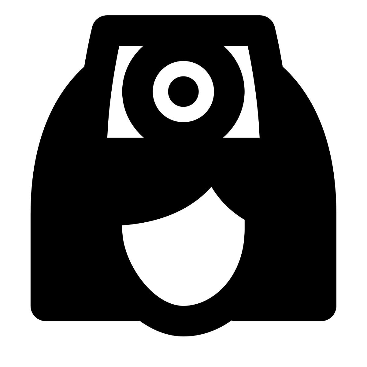 forma regular filled style 간호사 여성 icon