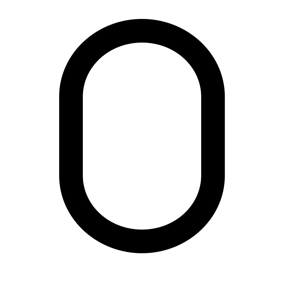 forma regular filled style o icon