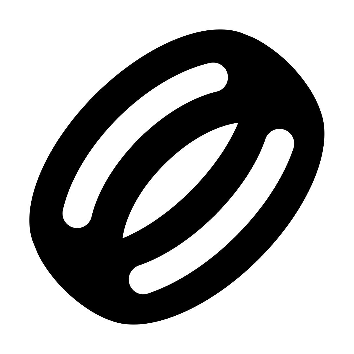 forma regular filled style one ring icon