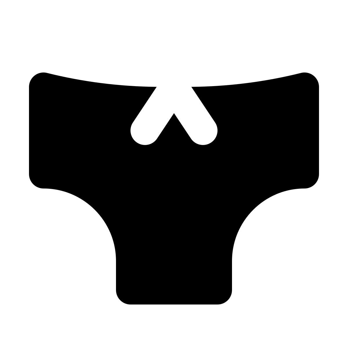 forma regular filled style 여성 속옷 icon