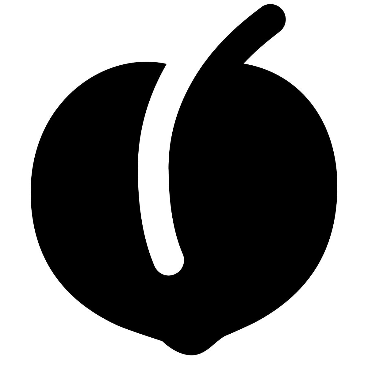 forma regular filled style pfirsich icon