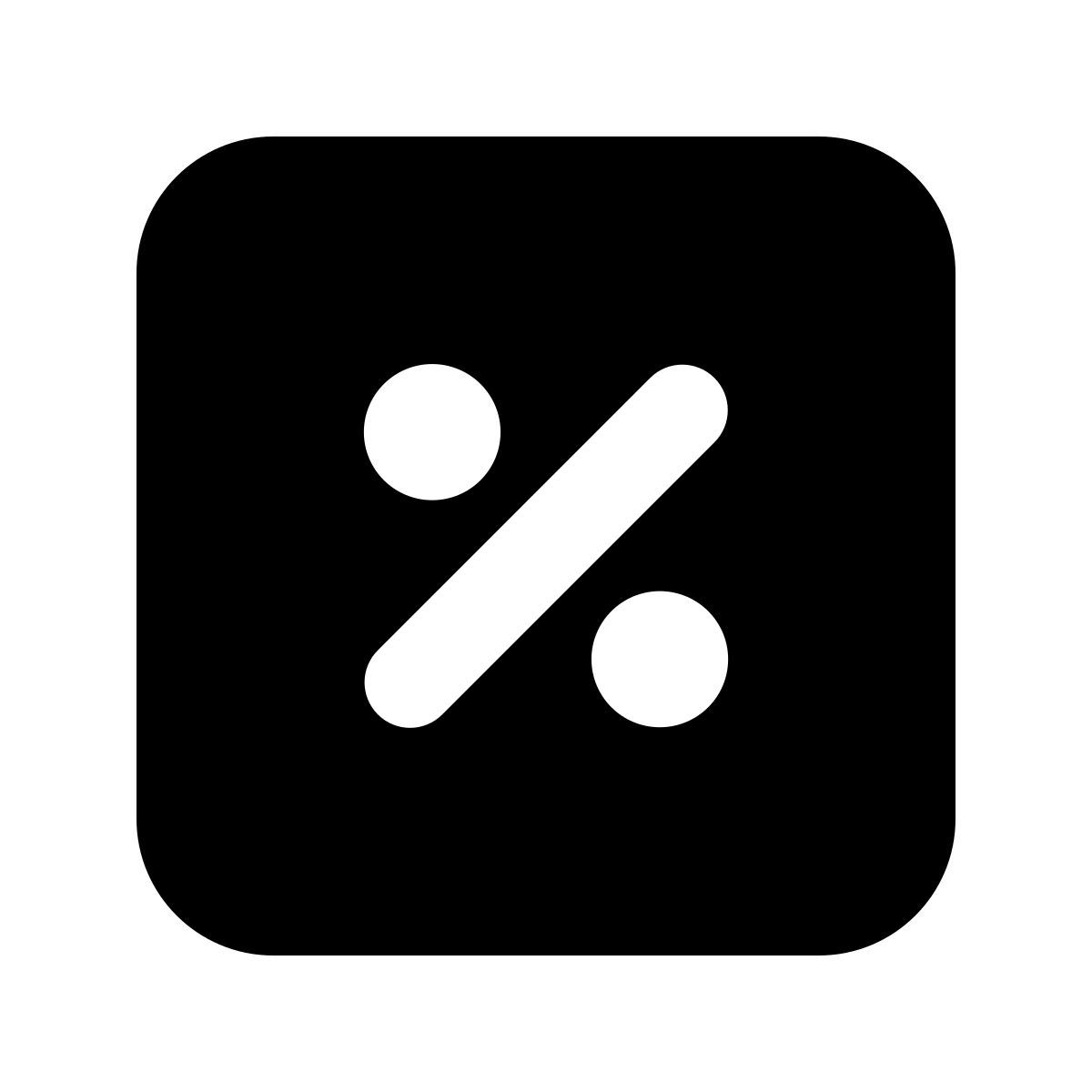 forma regular filled style 百分比2 icon